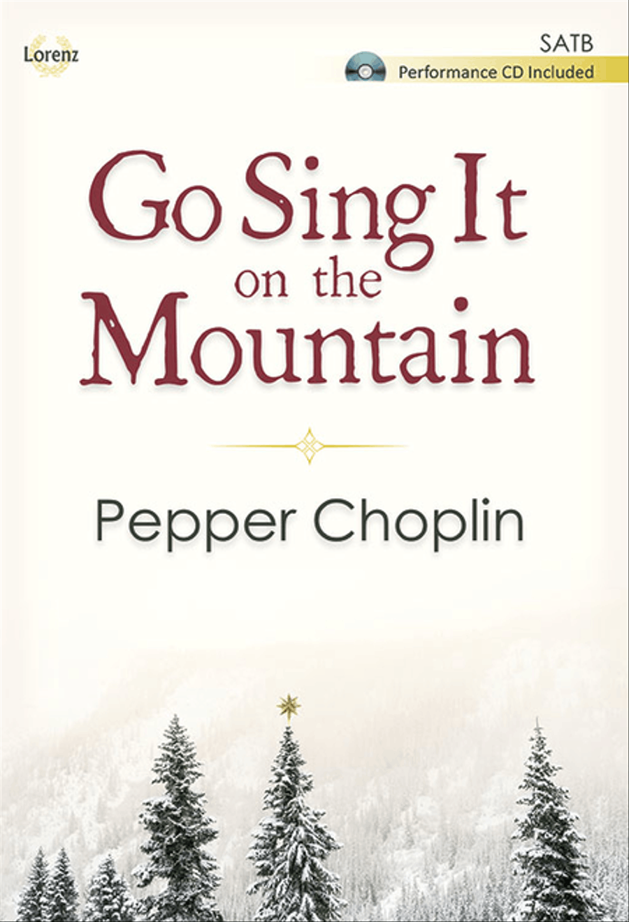 Go Sing It on the Mountain - SATB Score with Performance CD 4-Part scores gallery preview page 1