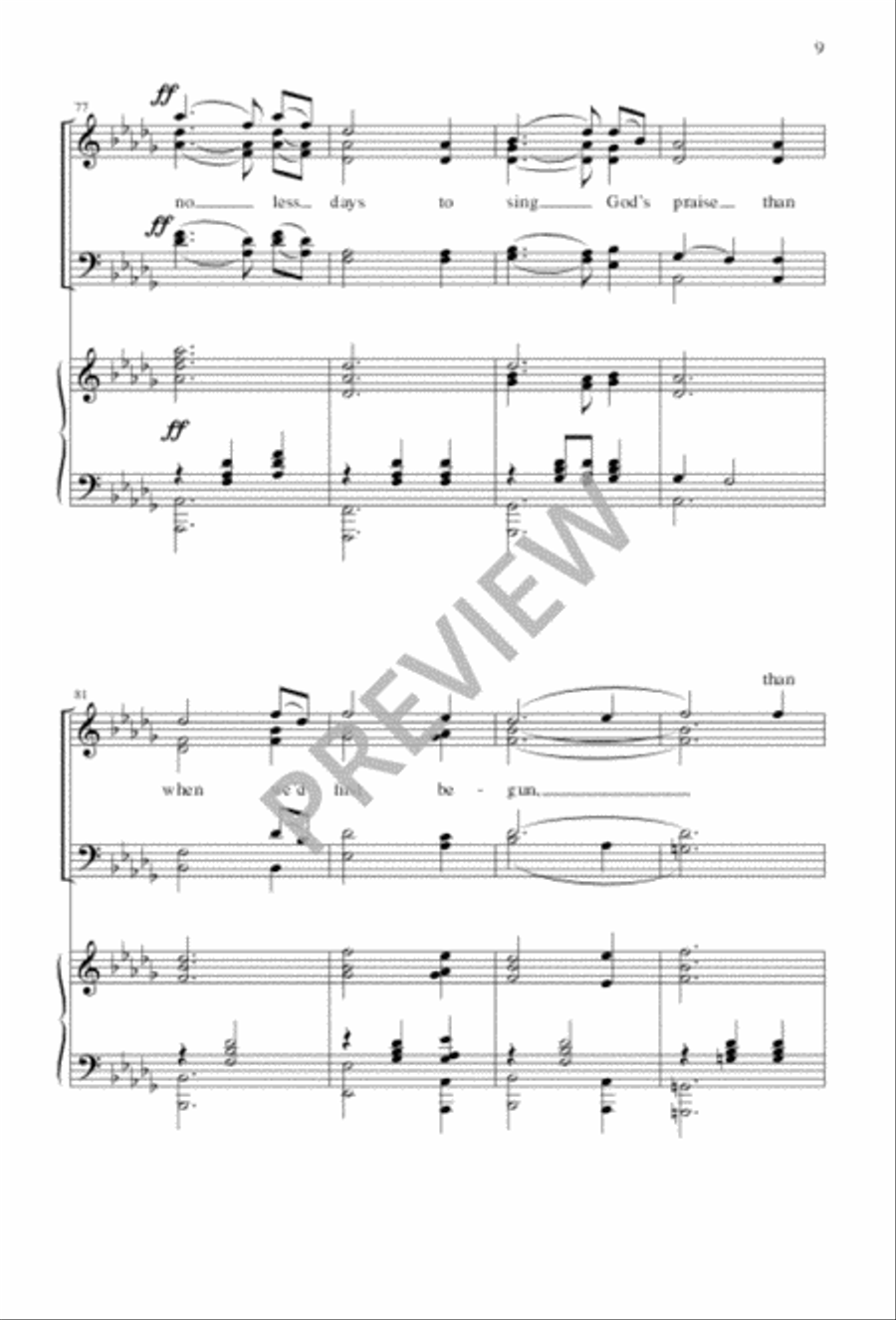 Amazing Grace Amazing Grace Divisi scores gallery preview page 9
