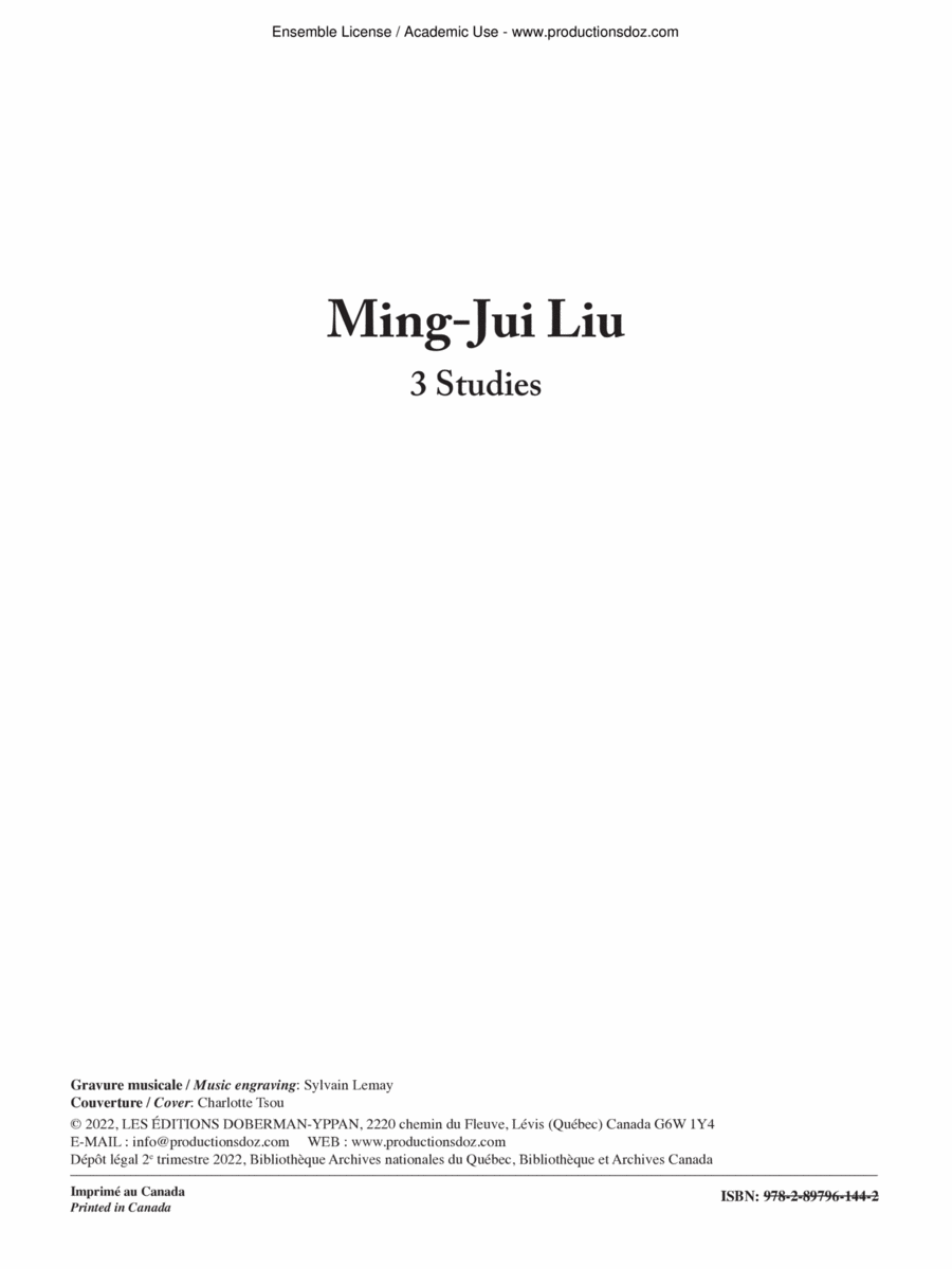 3 Studies Classical Guitar scores gallery preview page 1