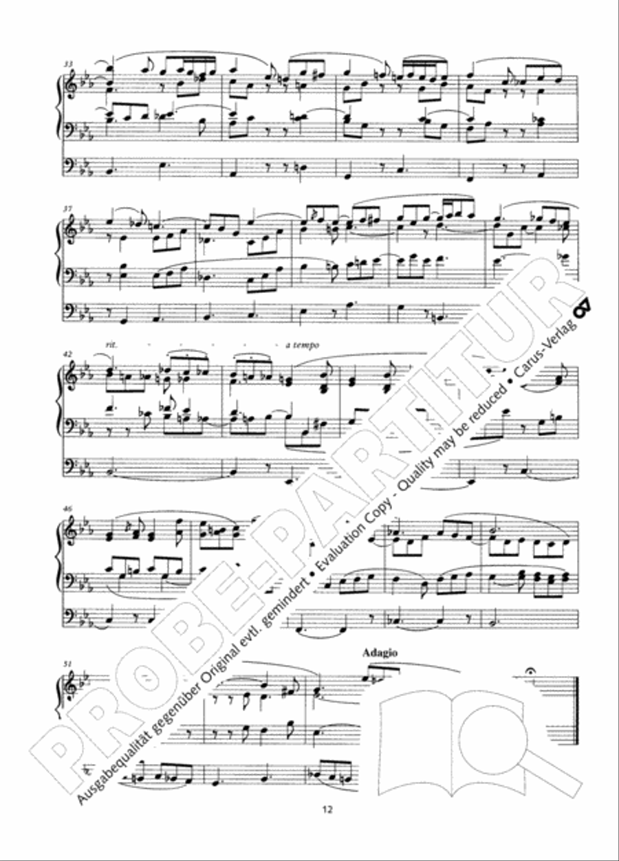 Zwolf Charakterstucke op. 156 Organ Solo scores gallery preview page 13