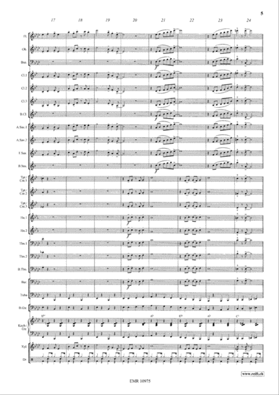 Sweet Georgia Brown Sweet Georgia Brown Concert Band scores gallery preview page 6