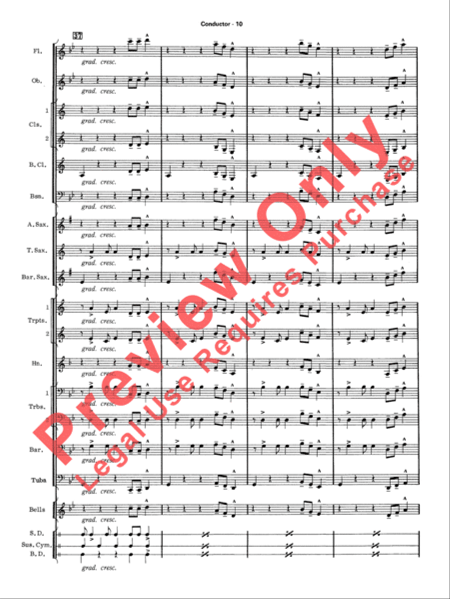 Take Five Concert Band scores gallery preview page 13