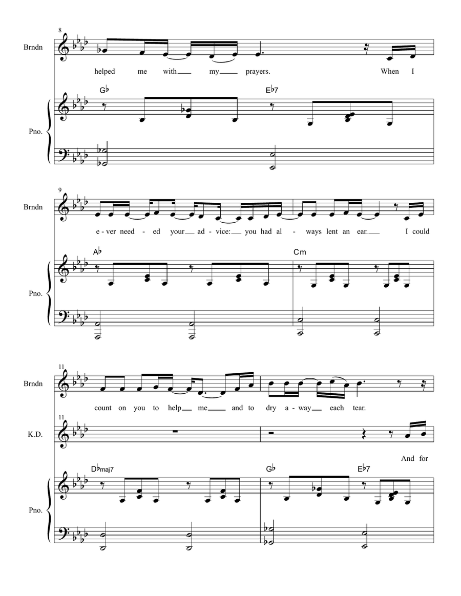 Momma (Vocal Quintet) Choir scores gallery preview page 2
