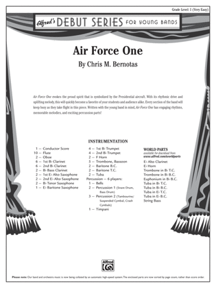 Book cover for Air Force One: Score