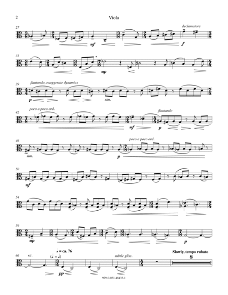 The Shape of My Soul - Viola Choir scores gallery preview page 2