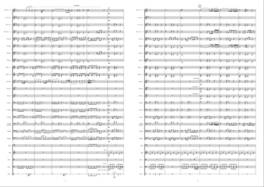 Adios Havana Fanfare Band scores gallery preview page 8
