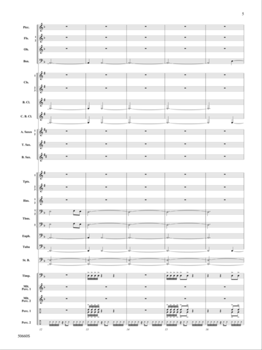 Rapture: Score Concert Band scores gallery preview page 5