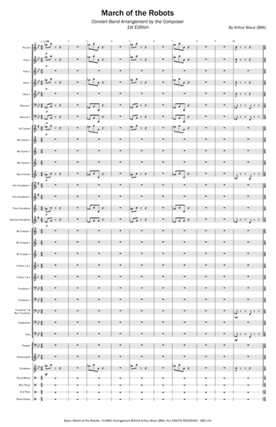 March of the Robots - Concert Band Arrangement image number null