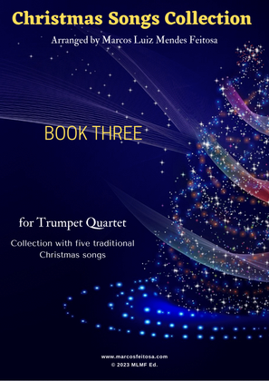 Book cover for Christmas Song Collection (for Trumpet Quartet) - BOOK THREE