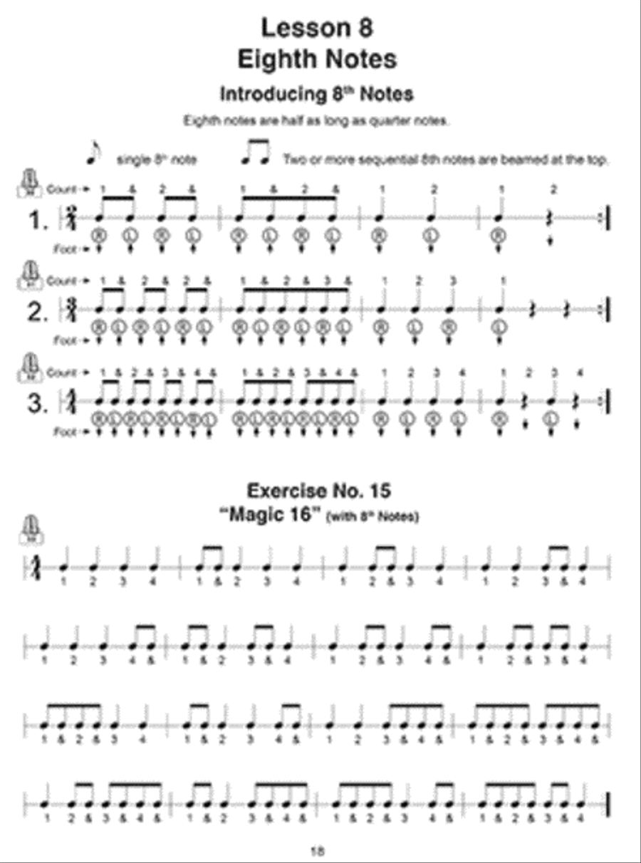 First Lessons Snare Drum Snare Drum scores gallery preview page 3