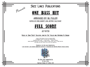 Book cover for One Bass Hit