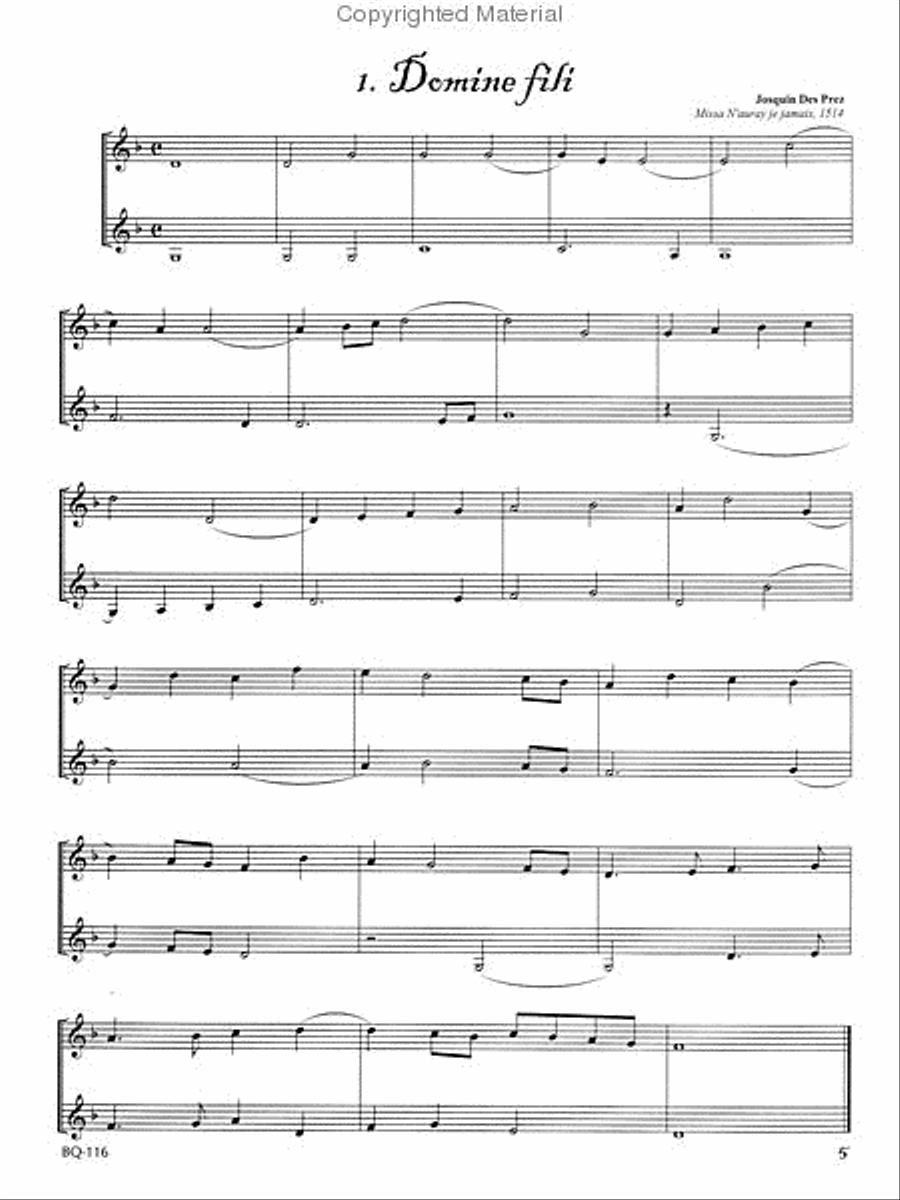 Renaissance Duets Renaissance Duets B-Flat Trumpet scores gallery preview page 2