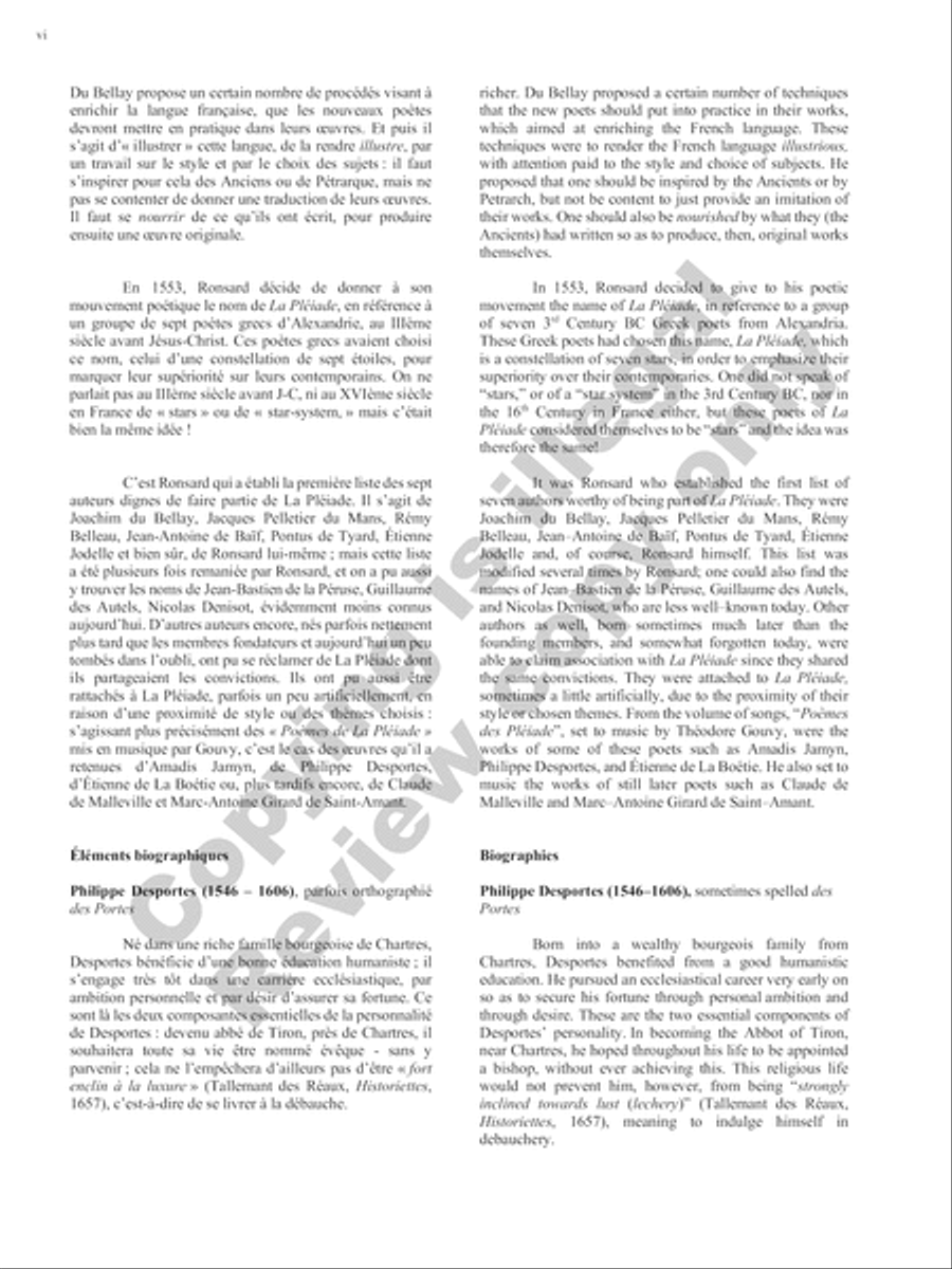Songs of Gouvy, Volume 2: 18 Sonnets et chansons de Desportes; 18 Poésies de Moritz Hartmann Voice Solo scores gallery preview page 25