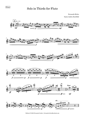 Solo in Thirds, for Flute