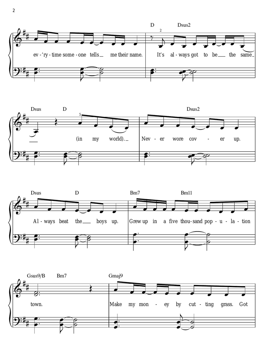My World Easy Piano scores gallery preview page 2