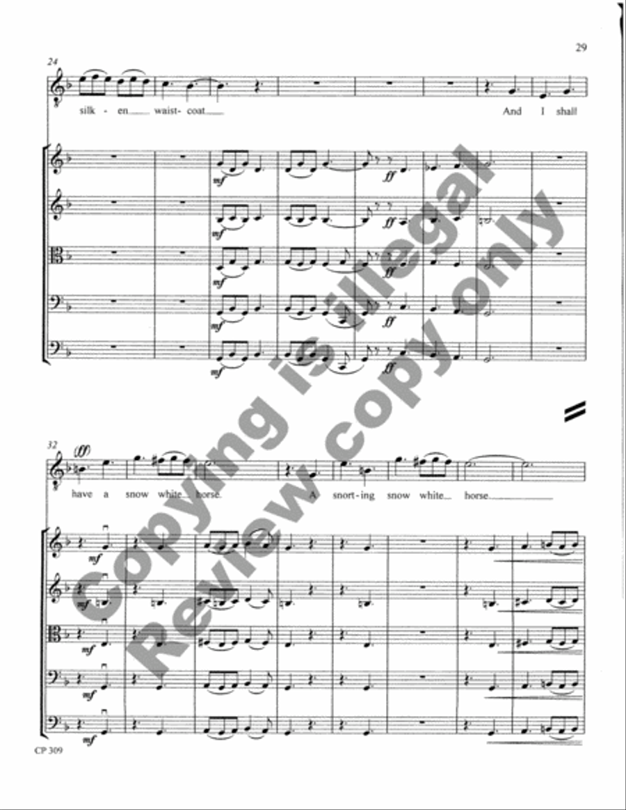 Songs of Laughter, Love, & Tears (Full Score & Parts) String Orchestra scores gallery preview page 67