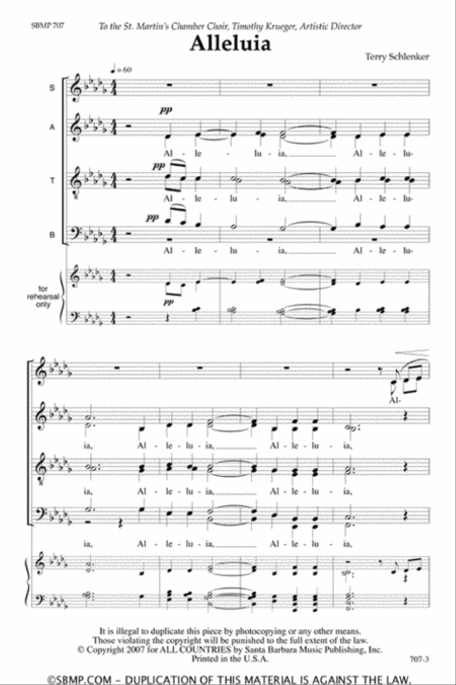 Alleluia - SATB divisi Octavo image number null