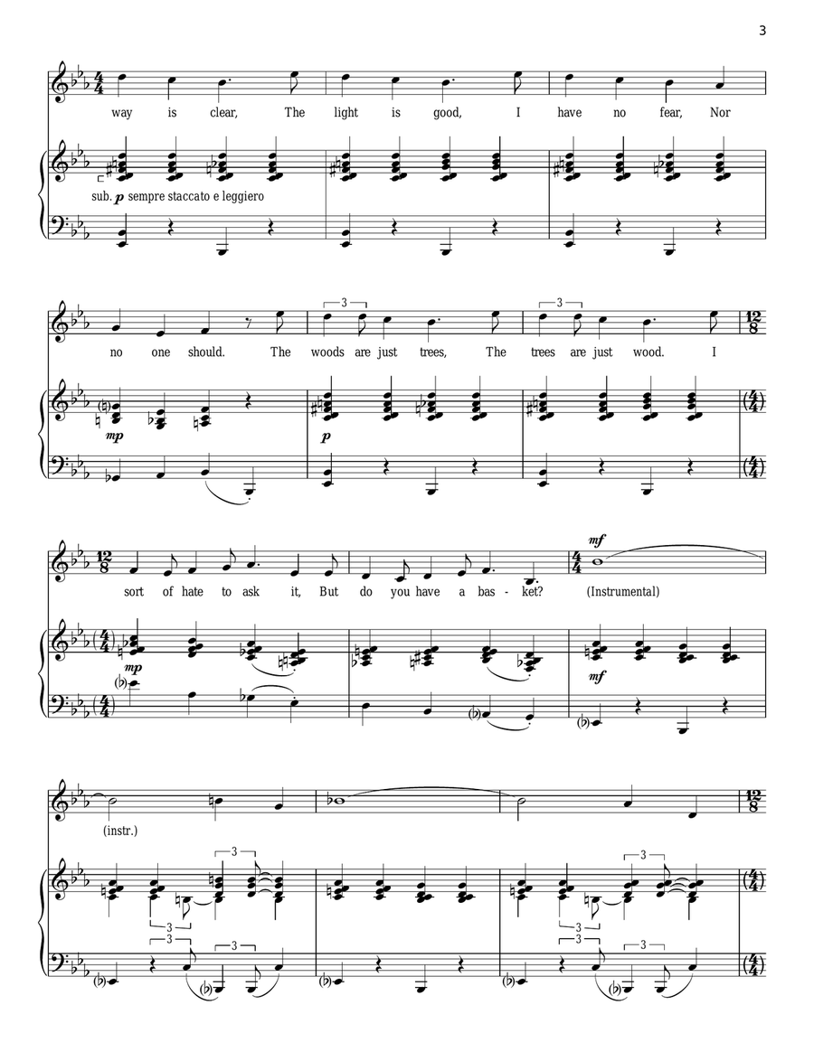 Into The Woods (Film Version) Piano, Vocal scores gallery preview page 3