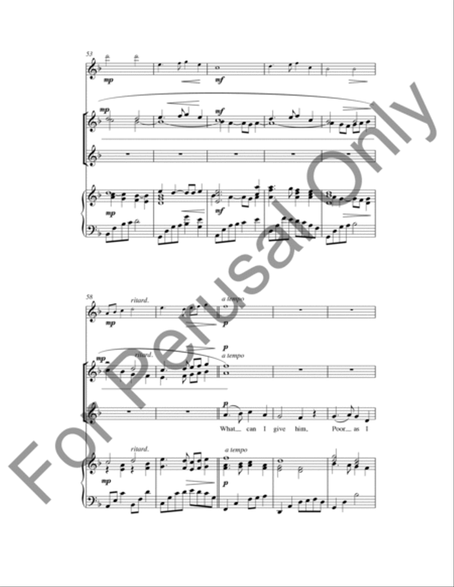 In The Bleak Midwinter (Choral Score) SA scores gallery preview page 7