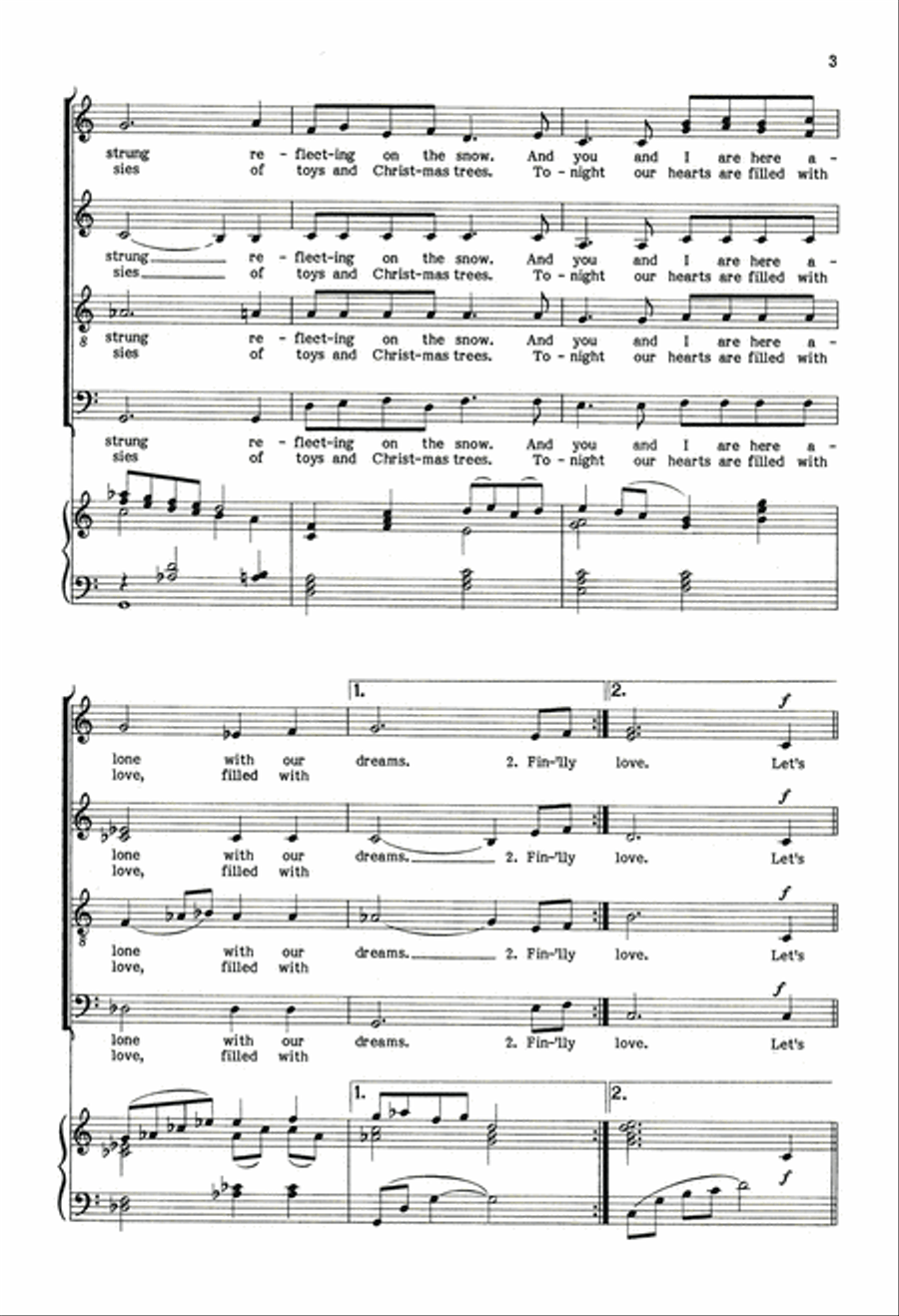 Christmas Eve 4-Part scores gallery preview page 3