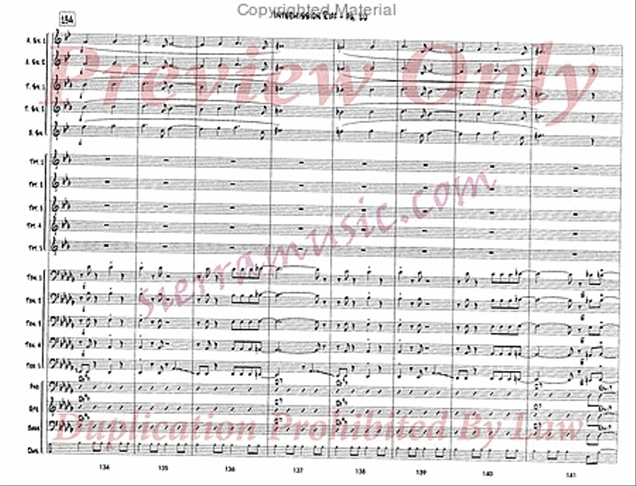 Intermission Riff Jazz Ensemble scores gallery preview page 21