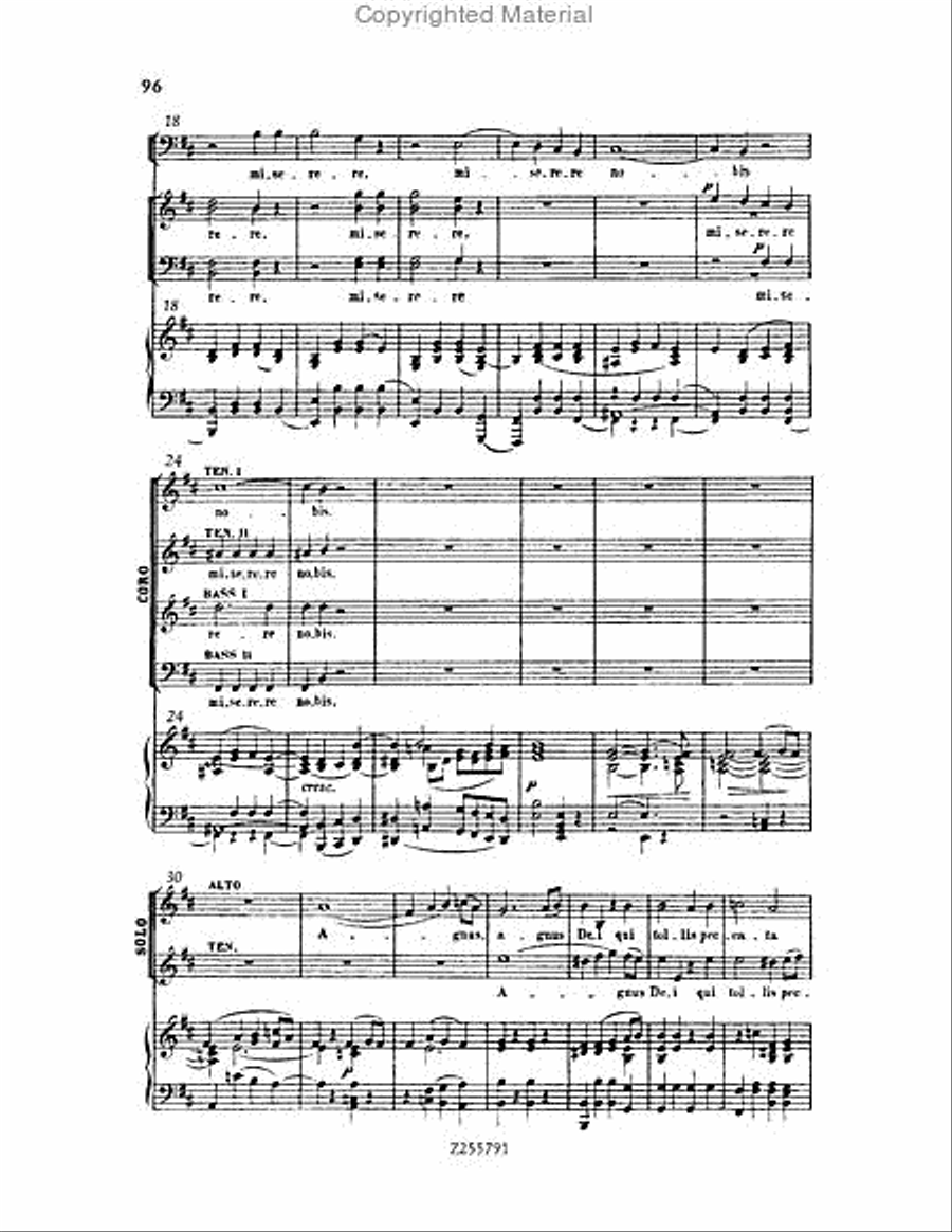 Missa Solemnis, Op.123 Choir scores gallery preview page 96