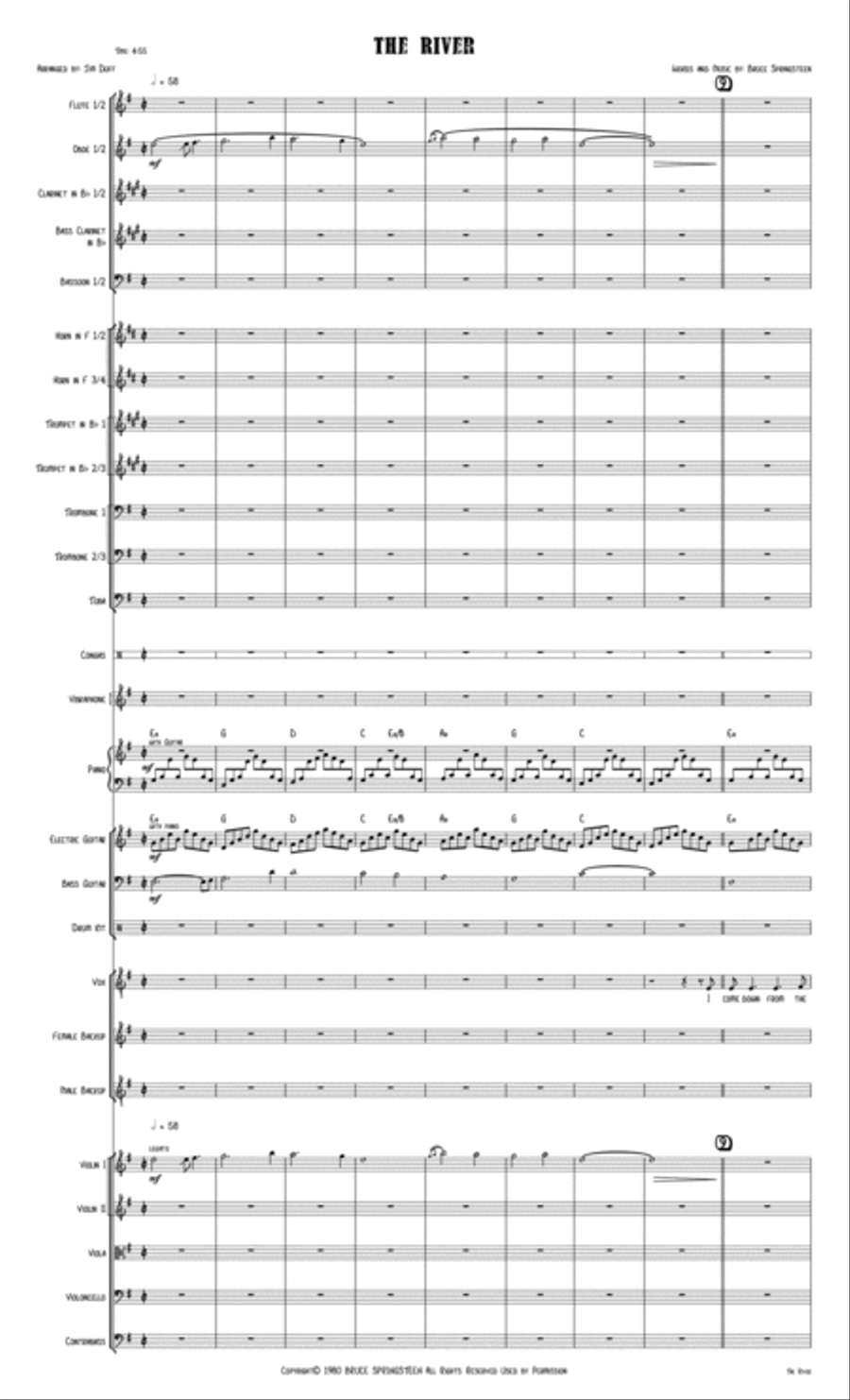 The River Full Orchestra scores gallery preview page 2