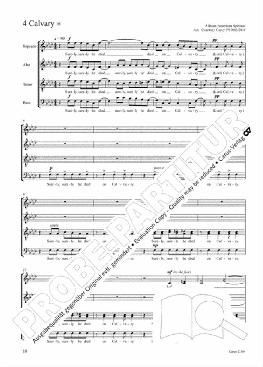 Hallelujah. Gospels and Spirituals for mixed choir Mixed Choir scores gallery preview page 7