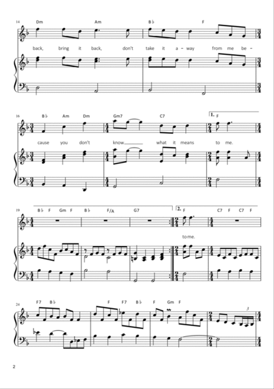 Love Of My Life Voice scores gallery preview page 2
