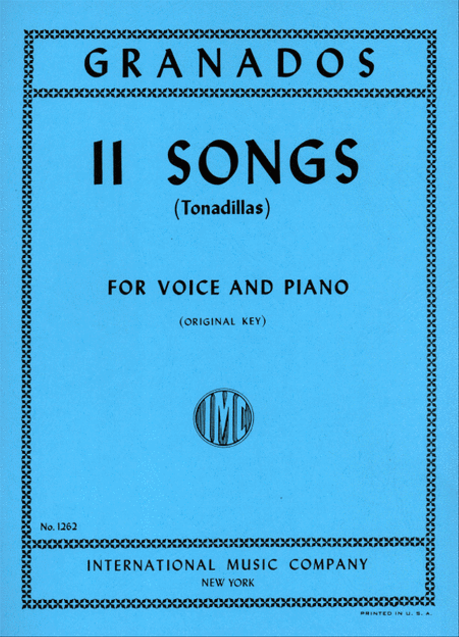 Eleven Songs (Tonadillas) Voice Solo scores gallery preview page 1