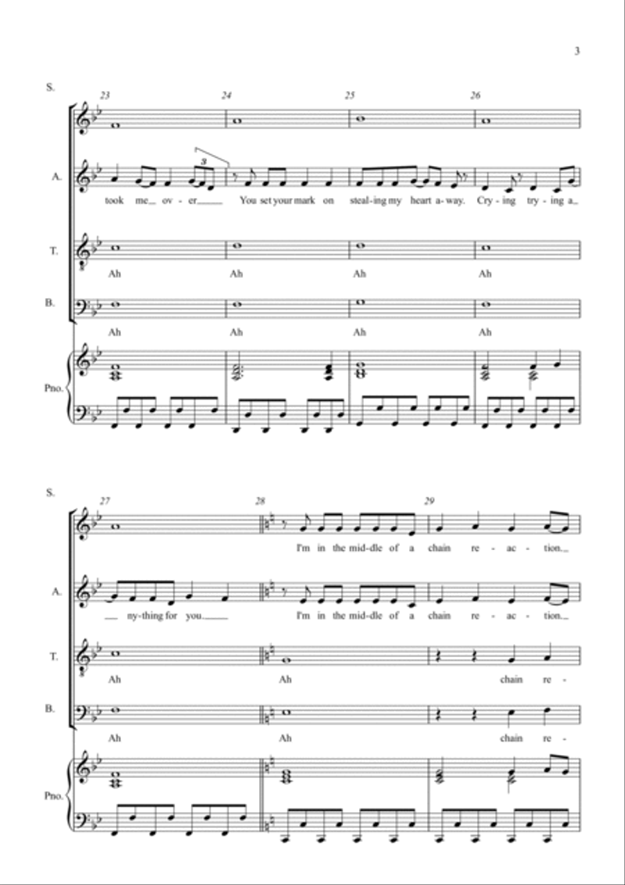 Chain Reaction 4-Part scores gallery preview page 3