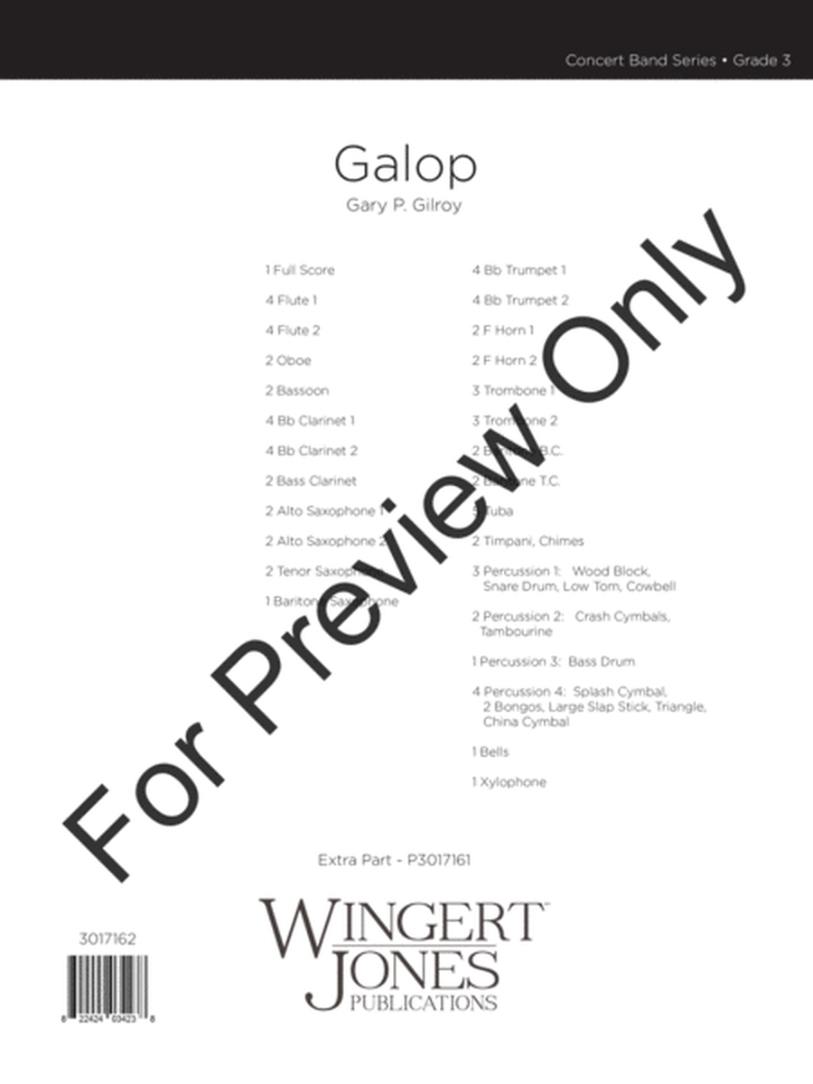 Galop - Full Score