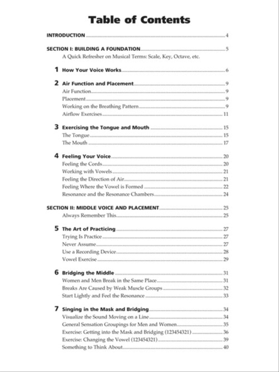 Advanced Vocal Technique Voice scores gallery preview page 2