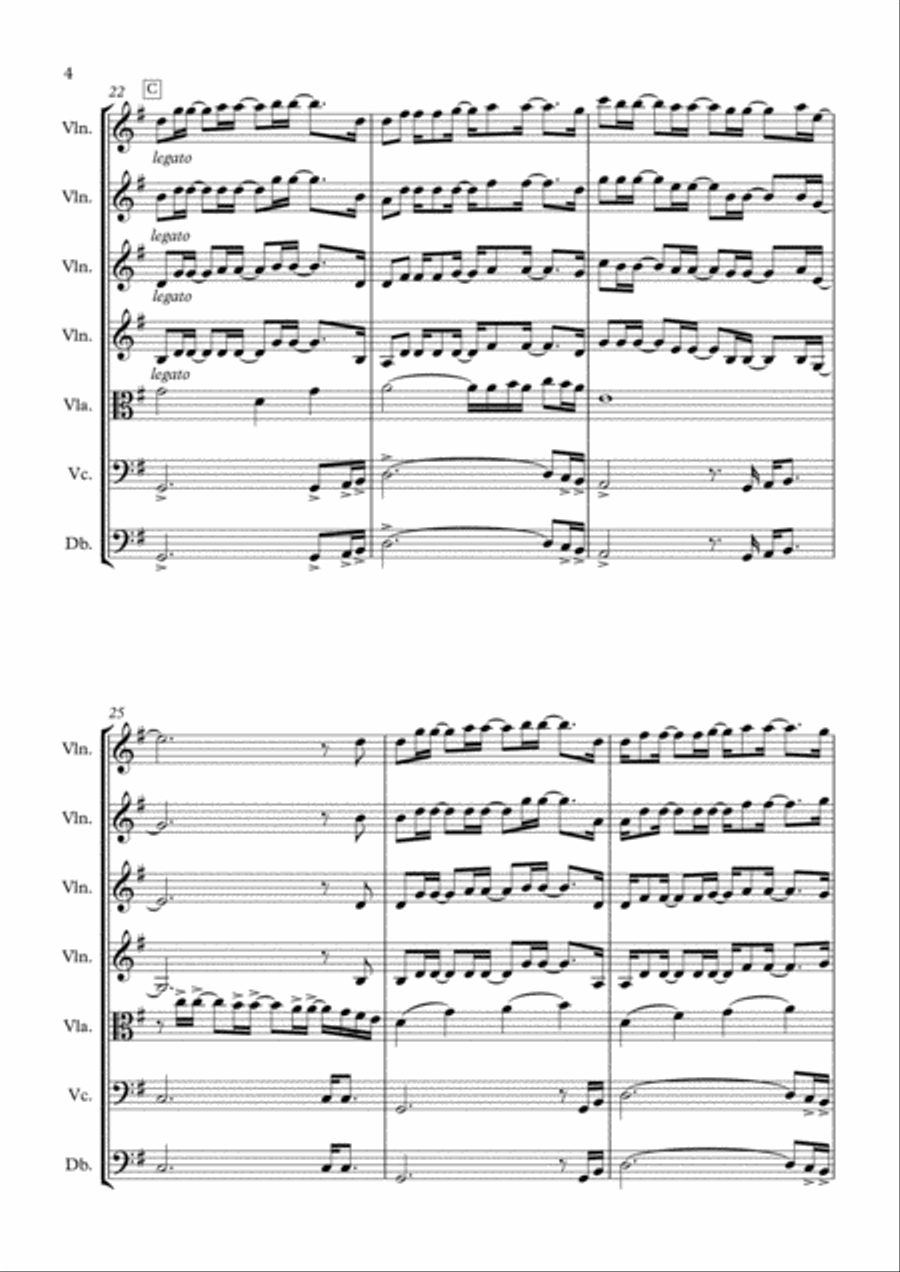 A Million Dreams Small Ensemble scores gallery preview page 4