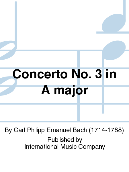 Concerto No. 3 in A major (CASSADO)