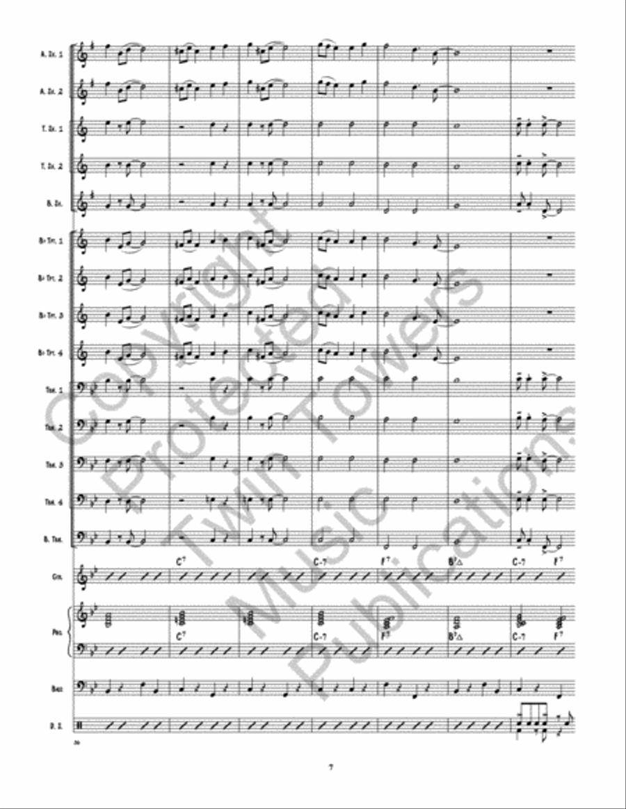 Model Train Model Train Jazz Ensemble scores gallery preview page 8