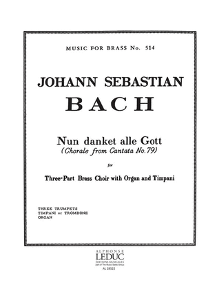 Book cover for Nun Danket Alle Gott (trumpets 3 & Organ)