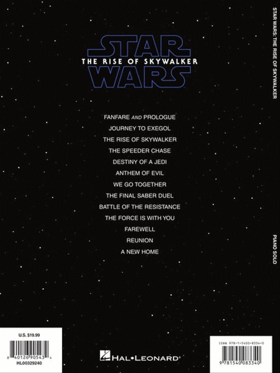 Star Wars – The Rise of Skywalker Piano Solo scores gallery preview page 9