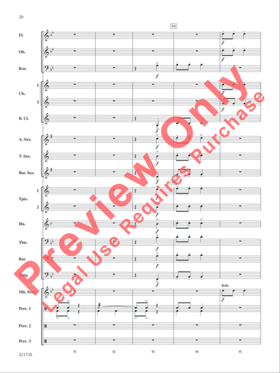 Jingle Band! Concert Band scores gallery preview page 13