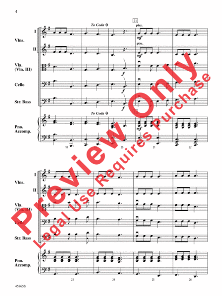 Pieces of Eight String Orchestra scores gallery preview page 4