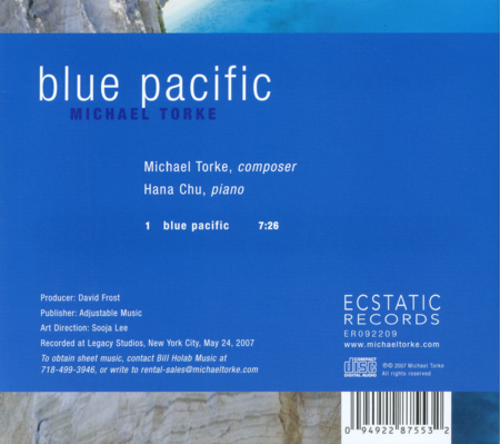 Blue Pacific  Sheet Music