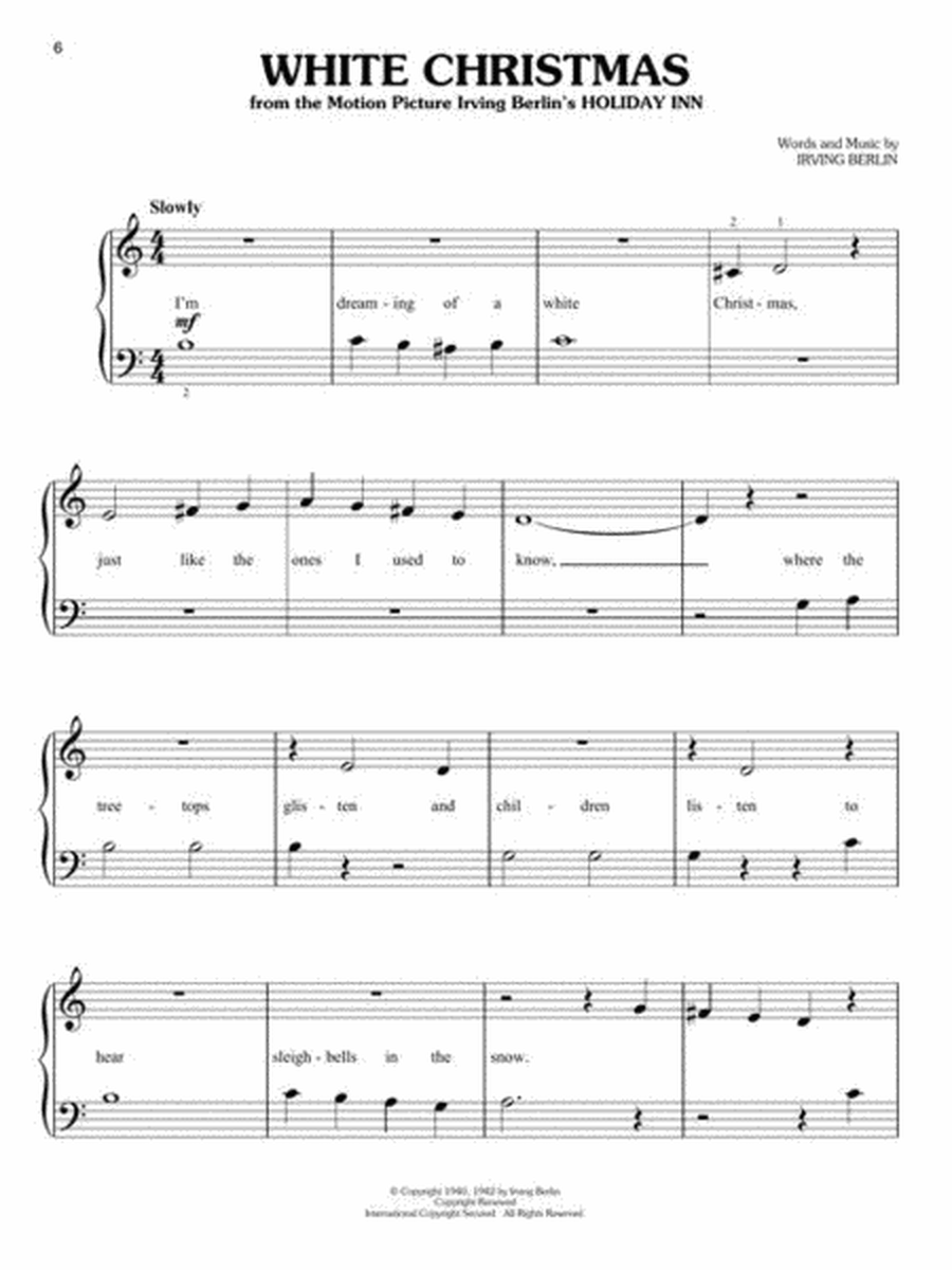 Sequential Christmas Piano Songs