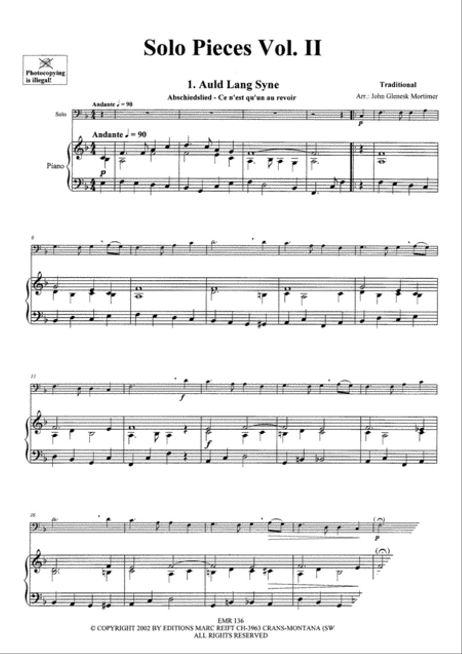 Solo Pieces Vol. 2 Piano Accompaniment scores gallery preview page 4