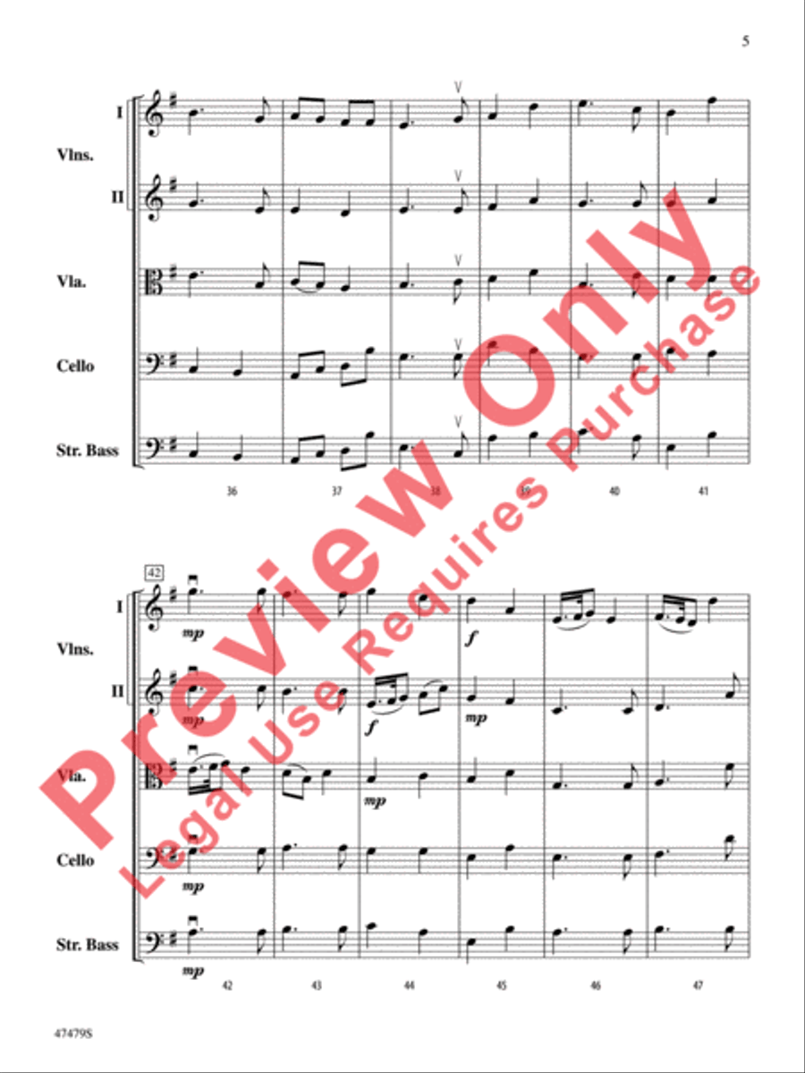 Minstrel Minstrel String Orchestra scores gallery preview page 6