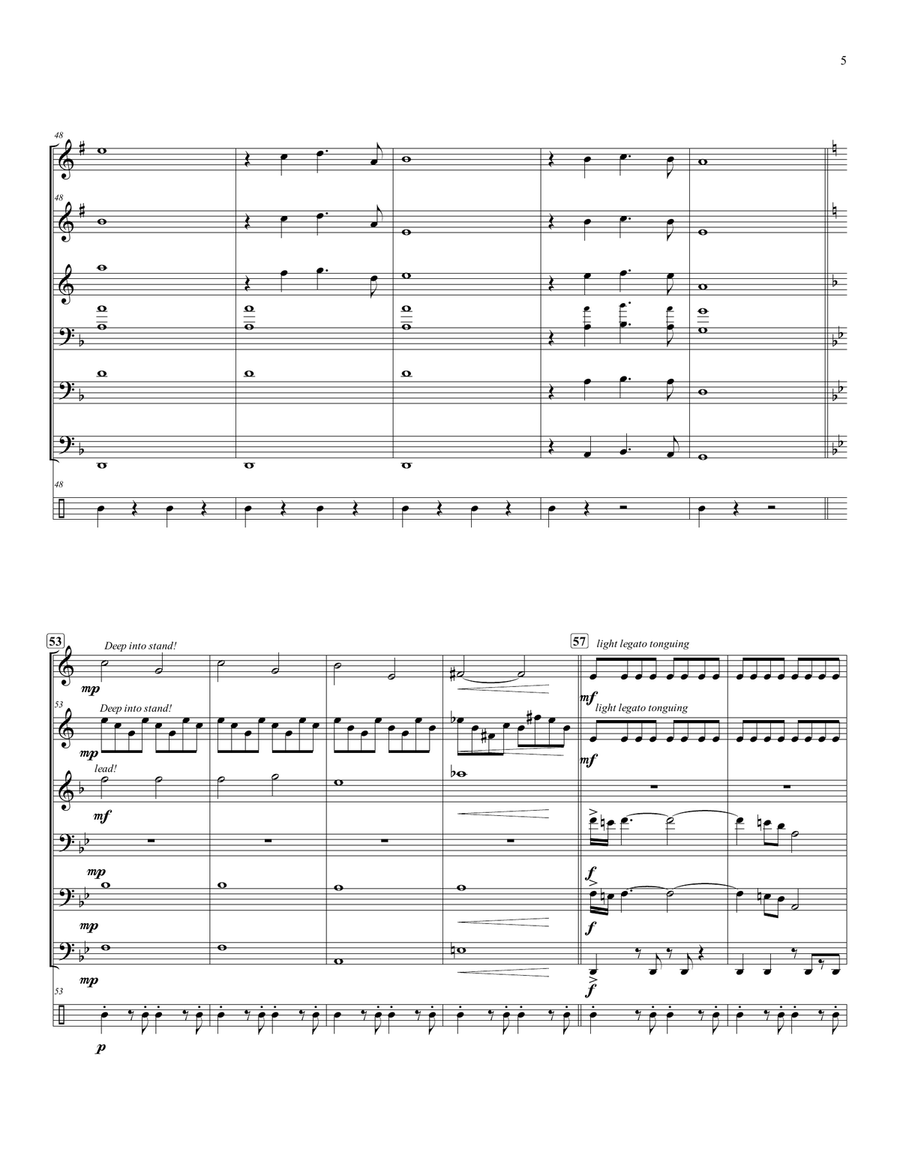 Misty Mountain Misty Mountain Large Ensemble scores gallery preview page 5