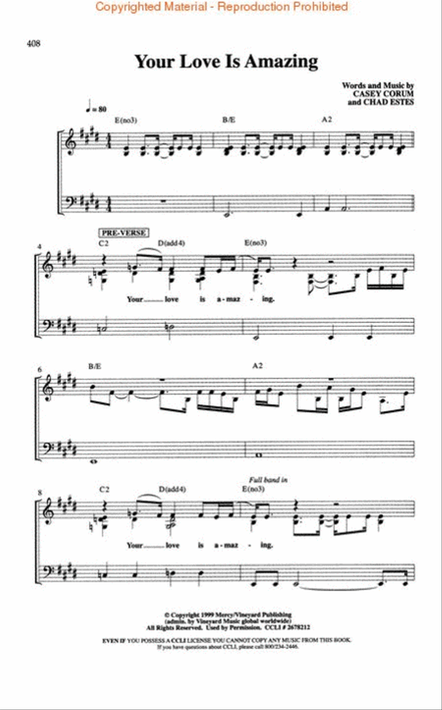 Vineyard Music Classics: Top 101 Worship Songs Of The Vineyard - Songbook Piano, Vocal, Guitar scores gallery preview page 4