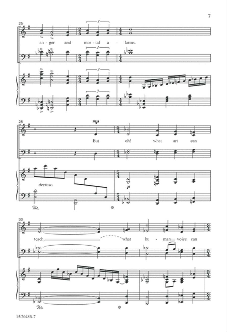 And Music Shall Untune the Sky 4-Part scores gallery preview page 7