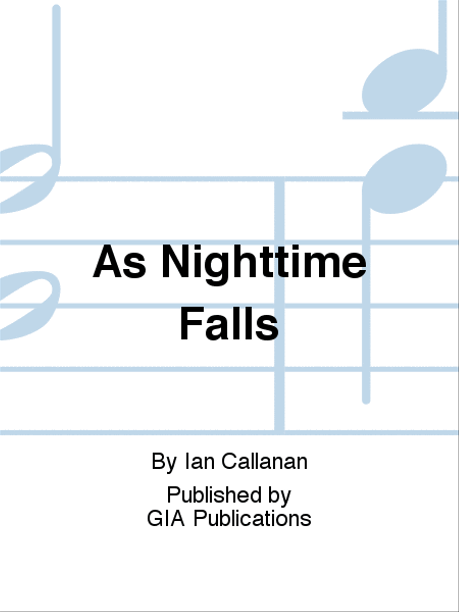 As Nighttime Falls As Nighttime Falls CD scores gallery preview page 1