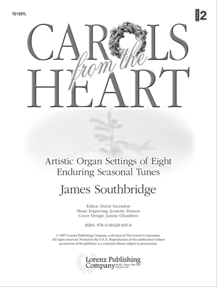 Carols from the Heart Carols from the Heart Organ scores gallery preview page 1