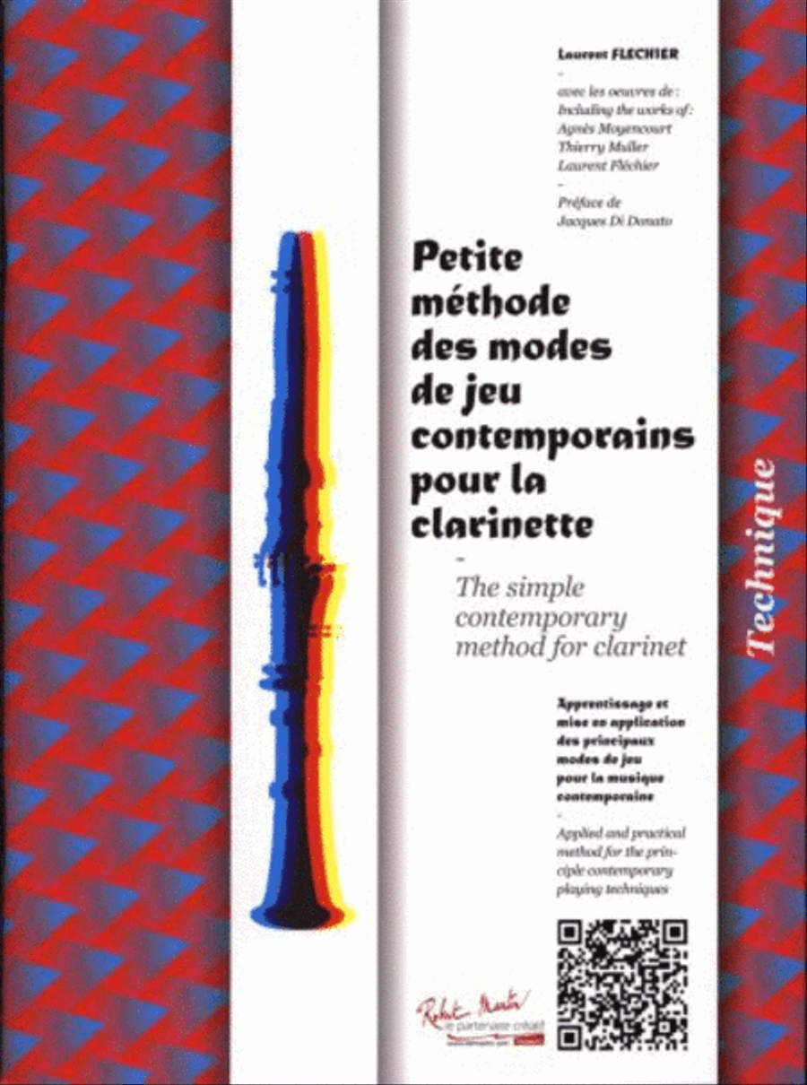 Petite méthode des modes de jeu contemporains pour la clarinette A Clarinet scores gallery preview page 1